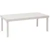 Image de Table De Jardin Extensible Piazza Argile 12 Places En Aluminium Traité En Epoxy - Hespéride
