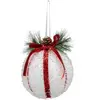 Image de Boule De Noël Bonbon Pomme De Pin 100mm - Atmosphera Créateur D'intérieur