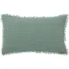 Image de Coussin Nid D'abeille Widdy 30x50cm Vert Céladon - Atmosphera