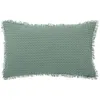 Image de Coussin nid dabeille Widdy 30x50cm vert céladon - Atmosphera Créateur dintérieur