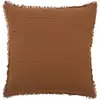Image de Coussin Nid D'abeille Widdy 45x45cm Rose Terracotta - Atmosphera