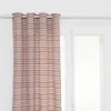 Image de Rideau jacquard Micah 130x260cm rose terracotta - Atmosphera Créateur dintérieur