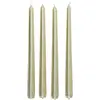 Image de Lot De 4 Bougies Bâton 192g Satin Or - Feeric Lights & Christmas