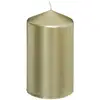 Image de Bougie Ronde 335g Satin Or - Feeric Lights & Christmas