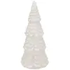 Image de Décoration Sapin En Verre Blanc H23 Cm 10 Led Blanc Chaud À Piles - Feeric Lights & Christmas