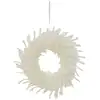 Image de Couronne Plumes D.33cm Blanc - Atmosphera