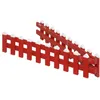 Image de CLOTURE BOIS ROUGE L90X10CM - Feeric lights & christmas