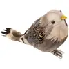 Image de Décoration De Sapin Oiseau Plume Marron 12cm - Atmosphera Créateur D'intérieur
