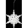 Image de Décoration De Sapin Étoile Déco Blanc 14cm - Atmosphera Créateur D'intérieur