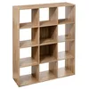 Image de Étagère 12 cases effet chêne naturel Mix n Modul