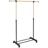 Image de Portant À Vêtements Extensible Effet Bois - 5five