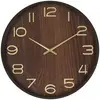 Image de Horloge Ivana Bois D38cm - Atmosphera