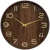 Image de Horloge Ivana Bois Foncé D55cm - Atmosphera
