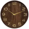 Image de Horloge Ivana bois foncé D55cm - Atmosphera Créateur dintérieur