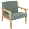 Image de Fauteuil basile vert LEO