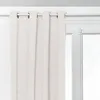 Image de Rideau isolant/occultant Soana blanc ivoire 140x260cm - Atmosphera Créateur dintérieur