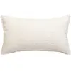 Image de Coussin Bouclette Soana Blanc Ivoire 30x50cm - Atmosphera