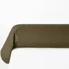 Image de Taie De Traversin Carina 85x185cm Vert Kaki - Atmosphera