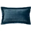 Image de Coussin flanelle Cuddly bleu égéen 38x58cm - Atmosphera Créateur dintérieur