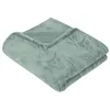 Image de Plaid flanelle Ryo bleu 125x150cm - Atmosphera Créateur dintérieur