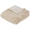 Image de Plaid Fourrure Automne Blanc Ivoire 120x160cm - Atmosphera