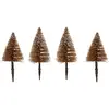 Image de Décoration De Sapin Sapin X4 Marron 15cm - Atmosphera Créateur D'intérieur