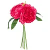 Image de Bouquet de 4 pivoines artificielles Bely rose H31cm - Atmosphera Créateur dintérieur