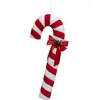 Image de Sucre D'orge De Noël Avec Noeud En Satin H. 79 Cm - Feeric Lights & Christmas