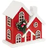 Image de Décoration Maison Rouge H18 Cm 6 Led Blanc Chaud À Piles - Feeric Lights & Christmas