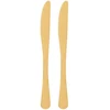 Image de Lot De 2 Couteaux En Inox "gold" 22cm Or