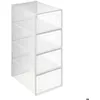 Image de Lot de 4 boîtes range-chaussures plastique M - 5 five simply smart