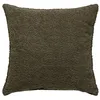 Image de Coussin bouclette Soana vert kaki 45x45cm - Atmosphera Créateur dintérieur