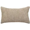 Image de Coussin bouclette Soana beige lin 30x50cm - Atmosphera Créateur dintérieur