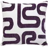 Image de Coussin jacquard Safina violet 40x40cm - Atmosphera createur dinterieur