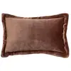 Image de Coussin Flanelle Cuddly Marron 38x58cm - Atmosphera