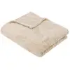 Image de Plaid Flanelle Roy Beige 125x150cm - Atmosphera