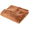 Image de Plaid flanelle Roy terracotta 180x230cm - Atmosphera Créateur dintérieur