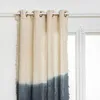 Image de Rideau Tie & Dye Inuit Dreams bleu 140x260cm - Atmosphera Créateur dintérieur
