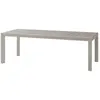 Image de Table De Jardin Évasion Effet Bois Lin Argile 8 Places Lates En Aluminium - Hespéride
