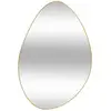 Image de Miroir Organique Roman Doré 60x40cm - Atmosphera