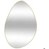 Image de Miroir organique Roman doré 60x40cm - Atmosphera Créateur dintérieur