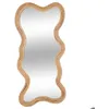 Image de Miroir organique Maggie rotin 179x86cm - Atmosphera Créateur dintérieur