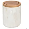 Image de Poubelle de table Côme effet travertin - 5 five simply smart
