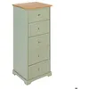 Image de Chiffonnier Mohea vert céladon 5 tiroirs - Atmosphera Créateur dintérieur