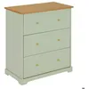 Image de Commode Mohéa vert céladon 3 tiroirs - Atmosphera Créateur dintérieur