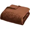 Image de Plaid Flanelle Cuddly Marron 130x180cm - Atmosphera