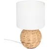 Image de Lampe À Poser Boule "sand" Jacinthe Beige H37cm - Atmosphera Createur D'interieur