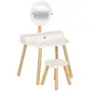 Image de Coiffeuse Enfant Bella Blanc L60.7xp42xh89.2cm - Atmosphera