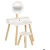 Image de Coiffeuse enfant Bella blanc L607xp42xH892cm - Atmosphera Créateur dintérieur