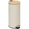 Image de Poubelle Couvercle Bambou 30l Modern Color Beige - 5five